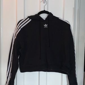 Women’s small Adidas crop hoodie black